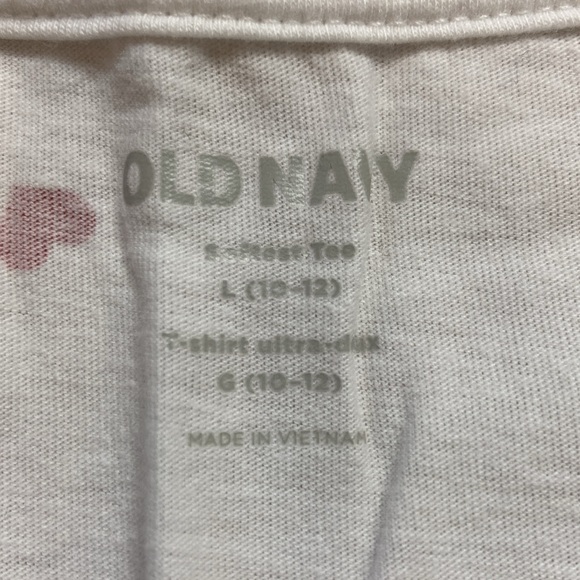 🌺 OLD NAVY Heart Print Softest Tee - Picture 4 of 7